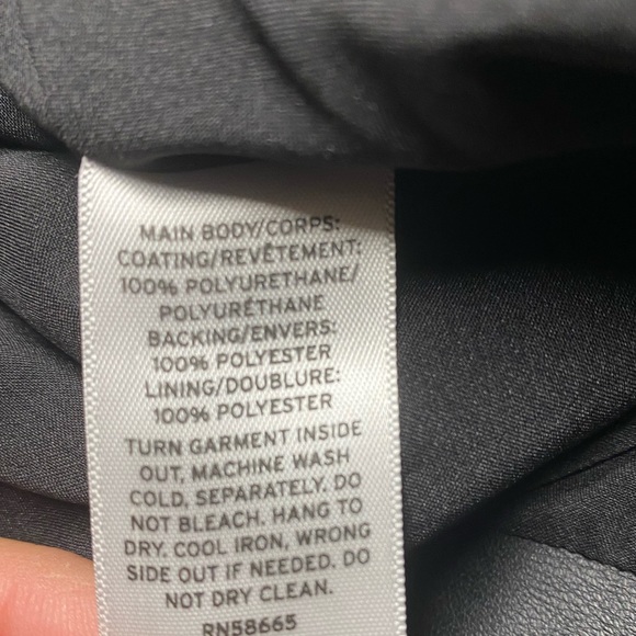 NWT Halogen Pleather Skirt SZ 6P - Picture 5 of 5